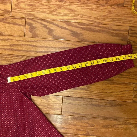 Lady Arrow Vintage 70s Burgundy Graphics Button Down Blouse, Small - Picture 6 of 8